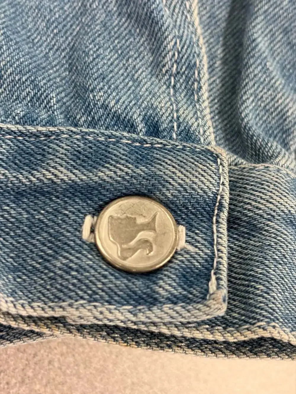 Vintage 1997 Mattel Barbie Embroidered Denim Jacket Girls